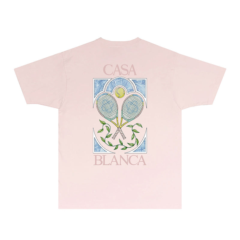 Casablanca T Shirts Fashion Print Street