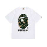 B@pe tshirtsssummer ape head little monkey camouflage short-sleeved round neck t-shirt
