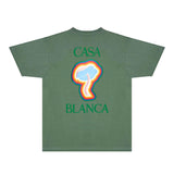 Casablanca T Shirts Fashion Print Street