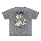 Casablanca Distressed T-Shirt