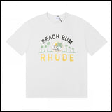 American trend rhu marlboro high definition printing de casual round neck short sleeve t-shirt export wholesale