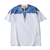 Marcelo classic phantom wings t-shirt - colorful feather lightning blade design - perfect for couples (mb short sleeve)