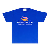 Casablanca T Shirts Fashion Print Street