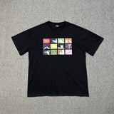 Wholesale foreign trade corteiz devil's island letter logo print short sleeve fog high street couple oversized t-shirt
