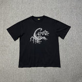 Wholesale foreign trade corteiz devil's island letter logo print short sleeve fog high street couple oversized t-shirt