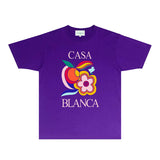Casablanca T Shirts Fashion Print Street