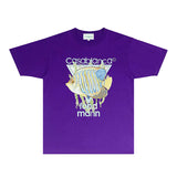 Casablanca T Shirts Fashion Print Street