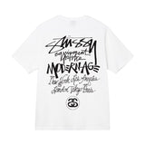 Three-label short-sleeve summer men's relaxed fit high-quality t-shirt