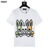 Psy wholesale american cho bunt-shirt colorful skull rabbit gradient letterprintingcouple short