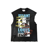 Vintage Wash Sleeveless Tank Top