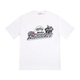 [heavy weight double yarn] trapstar stitching tiger head embroider gradient letter short-sleeved t-shirt