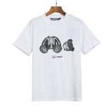 Correct version of pa beheaded bear short sleeve palm tree high street ins teddy bear shark love