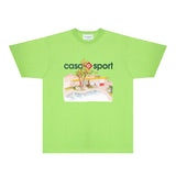 Casablanca T Shirts Fashion Print Street