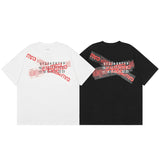 Mm series export wholesale margiela simple style digital four-corner mark couple short-sleeved t-shirtpure cotton high quality