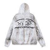 HS Hoodies Washed Aging Process