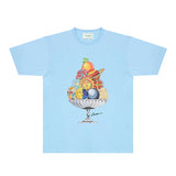 Casablanca T Shirts Fashion Print Street