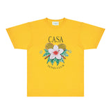Casablanca T Shirts Fashion Print Street