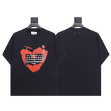 Mm series export wholesale margiela simple style digital four-corner mark couple short-sleeved t-shirtpure cotton high quality