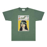 Casablanca T Shirts Fashion Print Street