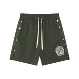 Wholesale saint vanity american washed & drilled short sleeve t-shirt & trendy shorts set for export