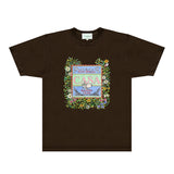 Casablanca T Shirts Fashion Print Street