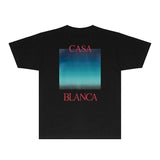 Casablanca T Shirts Fashion Print Street