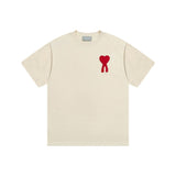Summer valentine's day limited edition crochet chunky knit heart tee