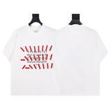 Mm series export wholesale margiela simple style digital four-corner mark couple short-sleeved t-shirtpure cotton high quality