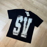 American saint t-shirt summer high street hip hop letterprinting short-sleeved t-shirt