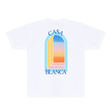 Casablanca T Shirts Fashion Print Street
