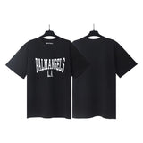 wholesale pa angel coconut tree flame letter logo graffiti paint short-sleeved t-shirt