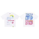 That's a awful lot of cough syrup short-sleeved t-shirt couple polo shirt