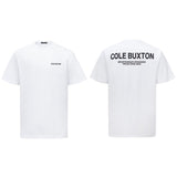 American cole buxton short sleeve men's couple ins high street spring summer loose t-shirt women's cb