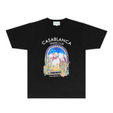 Casablanca T Shirts Fashion Print Street