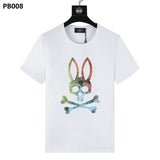 Psy wholesale american cho bunt-shirt colorful skull rabbit gradient letterprintingcouple short