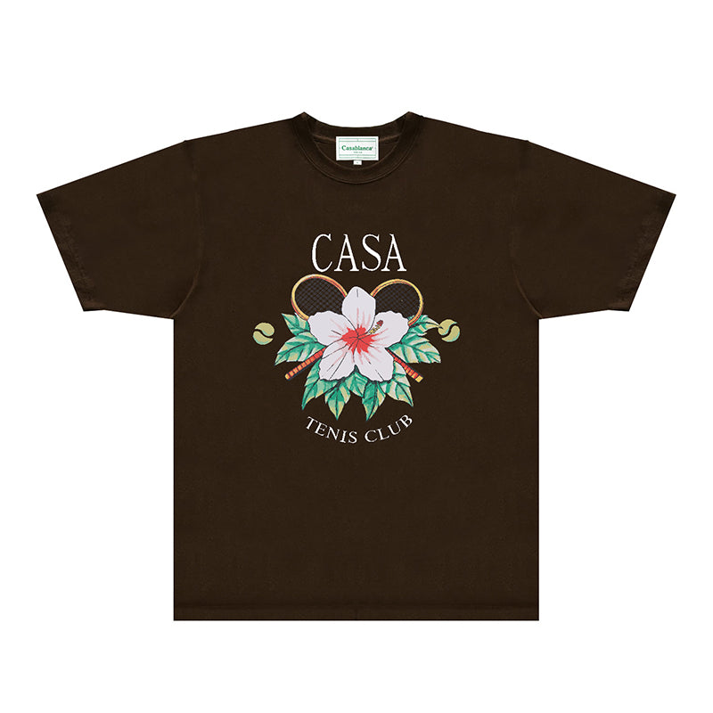 Casablanca T Shirts Fashion Print Street