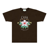Casablanca T Shirts Fashion Print Street
