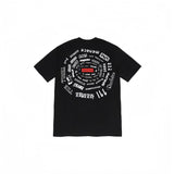 Wholesale export sup streetwear letter print 100% cotton t-shirt - relaxed fit, crew neck, short sleeve