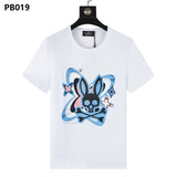 Psy wholesale american cho bunt-shirt colorful skull rabbit gradient letterprintingcouple short
