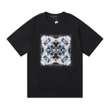 Purple br@nd comfy basics letter logo printing short-sleeved fog american street t-shirt