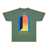 Casablanca T Shirts Fashion Print Street