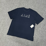 Aime leon dore color block letter high street loose short sleeve t-shirt hoodie long sleeve