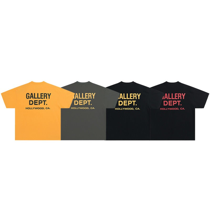 Gallerydept classic letter gradient print short-sleeve t-shirt - valentine's day edition
