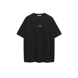 Ac letter print high street washed distressed vintage oversized short sleeve couple t-shirt
