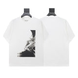 Mm series export wholesale margiela simple style digital four-corner mark couple short-sleeved t-shirtpure cotton high quality
