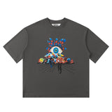 House of errors all-seeing eye graphic tee - trendy short sleeve couple's high street hoodie