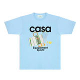 Casablanca T Shirts Fashion Print Street