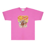 Casablanca T Shirts Fashion Print Street