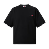 Bbc american high street ice cream flying dog printing short sleeve t-shirt casualshortsloose half lengthjeans summer
