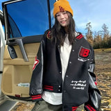 Unisex Baseball Jersey Embroidered Badge Alphabet Baseball Jacket